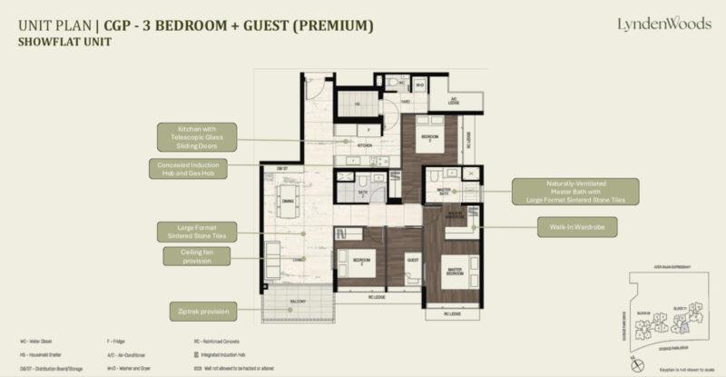 风之林三房平面图
