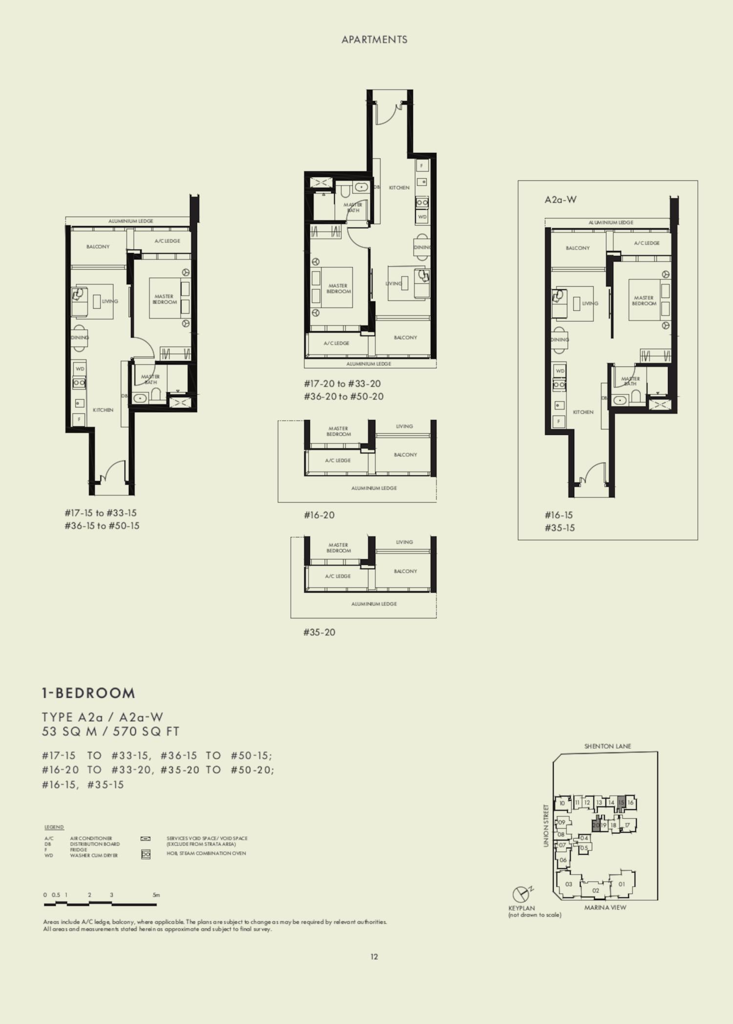 滨海景苑1房平面图